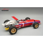 FERRARI 312 F1/68 7 DEREK BELL GRAND PRIX DE WATKINS GLEN 1968 AVEC FIGURINE