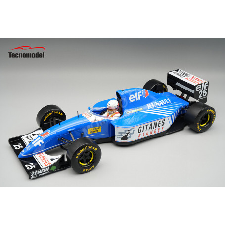 LIGIER JS39 25 BRUNDLE GRAND PRIX D'AFRIQUE DU SUD 1993 AVEC FIGURINE