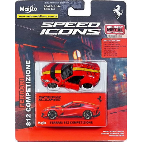 FERRARI 812 COMPETIZIONE 2021 ROUGE