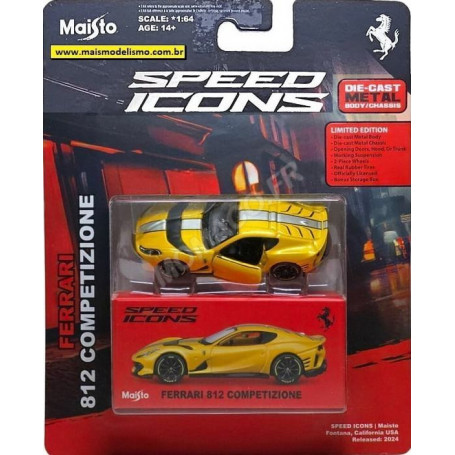 FERRARI 812 COMPETIZIONE 2021 JAUNE
