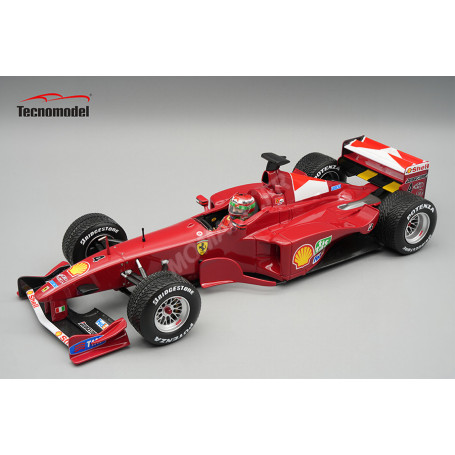 FERRARI F399 4 EDDIE IRVINE GRAND PRIX DE FRANCE 1999 AVEC FIGURINE