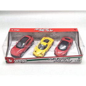 SET DE 3 PIECES : VEHICULES "FERRARI" PUROSANGUE - ENZO - SF90 STRADALE 2024