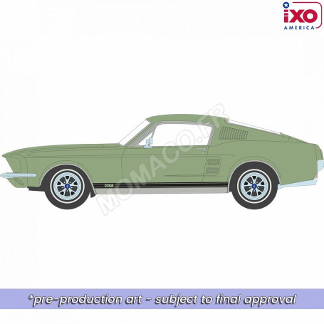 FORD MUSTANG GT FASTBACK 1967 VERT
