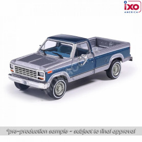 FORD F-150 RANGER XLT SHORT BED 1980 GRIS METALLISE/BLEU FONCE