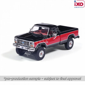FORD F-350 XL SHORT BED 1982 ROUGE FONCE/NOIR