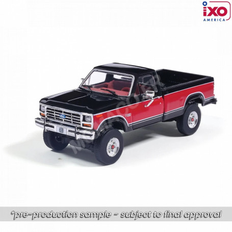 FORD F-350 XL SHORT BED 1982 ROUGE FONCE/NOIR