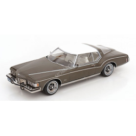 BUICK RIVIERA 1973 GRIS METALLISE/BLANC