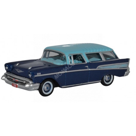 CHEVROLET NOMADE 1957 BLEU 2 TONS