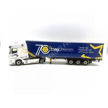 DAF XG REMORQUE TAUTLINER "TRANSPORTS IDOUX 70 ANS"
