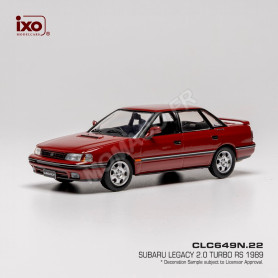 SUBARU LEGACY RS 1989 ROUGE FONCE