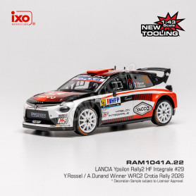 LANCIA YPSILON HF RALLY2 29 ROSSEL/DUNAND RALLYE DE CROATIE 2026