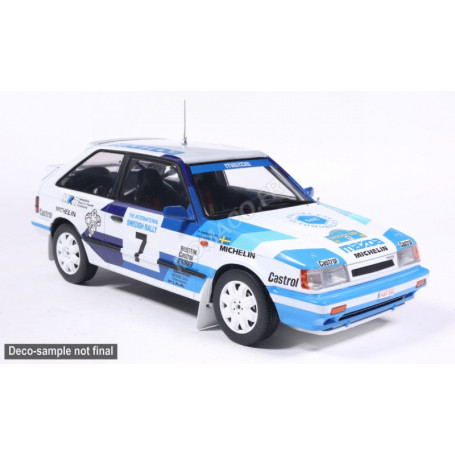 MAZDA 323 4WD TURBO 7 I. CARLSSON/P. CARLSSON RALLYE DE SUEDE 1989
